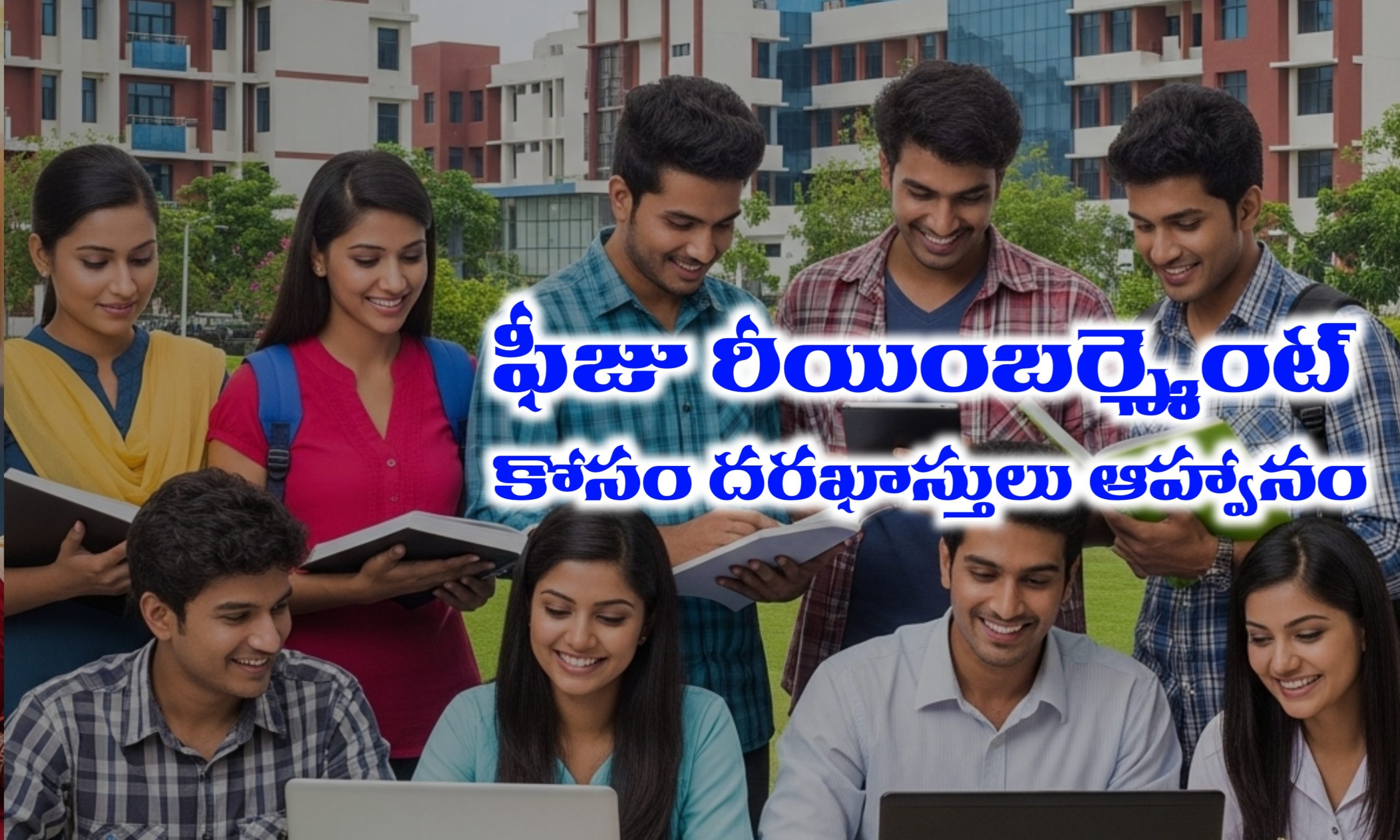 Application process for fee reimbursement begins | ఫీజు రీయింబర్మెంట్ కొరకు దరఖాస్తు ప్రక్రియ ప్రారంభం